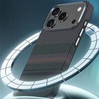 armor 17 pro - Benks Magnetic Armor Pro Aurora Kevlar 600D Case for Apple iPhone 17 Pro Max - Juodas (Black) - 2 nuotrauka