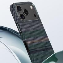 armor 17 pro - Benks Magnetic Armor Pro Aurora Kevlar 600D Case for Apple iPhone 17 Pro Max - Juodas (Black) - 4 nuotrauka