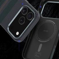 armor 17 pro - Benks Magnetic Armor Pro Aurora Kevlar 600D Case for Apple iPhone 17 Pro Max - Juodas (Black) - 5 nuotrauka