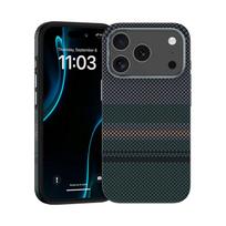 armor 17 pro - Benks Magnetic Armor Pro Aurora Kevlar 600D Case for Apple iPhone 17 Pro Max - Juodas (Black) - 10 nuotrauka