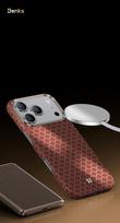 armor 17 pro - Benks Magnetic Armor Air Armor Grid Kevlar Dėklas Metal Frame 600D (0069) skirtas Apple iPhone 17 Pro Oranžinis (Orange) - 4 nuotrauka