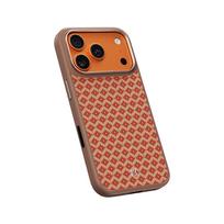 iphone telefonas iphone - Benks Magnetic Armor Pro Armor Grid Kevlar Case Metal Frame 600D (YB70) Apple iPhone 17 Pro Max Oranžinis (Orange) - 3 nuotrauka