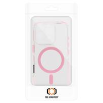 deklas su dirzeliu telefonams - Tel Protect "Strap Clear Case" Apple iPhone 17 Pro Rožinė (Pink) - 2 nuotrauka