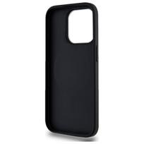 apple 15 pro max case - Karl Lagerfeld "Rhinestone Plate Metal Logo Case iPhone 15 Pro Max" Black - 3 nuotrauka