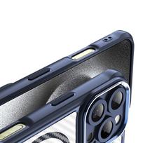 telefonu deklai iphone silikoniniai - Nillkin "Super Frosted Shield Pro" dėklas Apple iPhone 16 Mėlynas (Blue) - 3 nuotrauka
