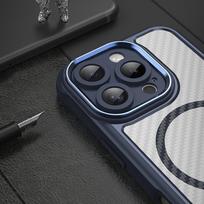 telefonu deklai iphone silikoniniai - Nillkin "Super Frosted Shield Pro" dėklas Apple iPhone 16 Mėlynas (Blue) - 5 nuotrauka
