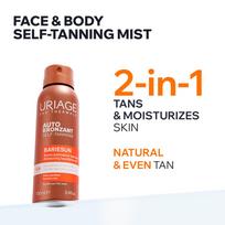tanning mist -  URIAGE savaiminio įdegio purškalas BARIESUN AUTOBRONZANT, 100 ml - 2 nuotrauka