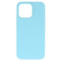 15 plus apple - Topt Silikoninis Lite dėklas skirtas Apple iPhone 15 Plus light mėlynos spalvos - 5 nuotrauka