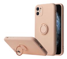 light stand - Dėklas Vennus silikoninis Ring skirtas Apple iPhone 11 Pro Light rožinės spalvos - 9 nuotrauka