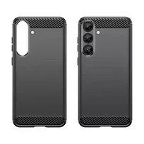 s26 ultra deklas - Dėklas Hurtel Carbon Case for Samsung Galaxy S26 Ultra - Juodas - 6 nuotrauka