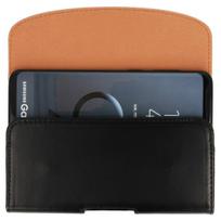 mini telefonai - Telone Viva Universal Eco Leather Belt Case For LG/Nokia/Samsung Black - 3 nuotrauka