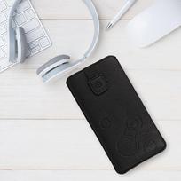apple iphone 16 pro case - WONDER Deko Pouch Case XL iPhone 15/15 Pro/iPhone 16/16 Pro/Samsung S24/S24 Plus/S25/S25 Plus/A53/A55 5G Juodas (Black) - 3 nuotrauka