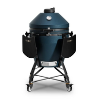 grilis - KAMADO BONO GRANDE EVO 25" 64 cm Mėlyna matinė (Matte Blue) - 14 nuotrauka