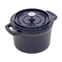 minoms - GRAND FEU Emaliuotas ketaus mini puodas 0,65 l Mėlynas (Blue) - 3 nuotrauka