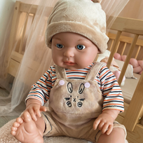 lele drabuziai - WOOPIE lėlė kūdikiui su zuikio drabužiais 46 cm - 5 nuotrauka