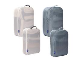 krepsiai thule - Thule Packing Cube, 2x Large, 2x Medium  Packing Cube  Pond Gray/White - 6 nuotrauka