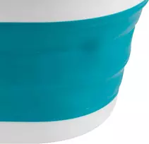 sulankstomas skalbiniu krepsys - Skalbinių dėžė Beldray Laundry Basket, 37 l, mėlyna/balta - 4 nuotrauka