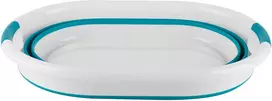 sulankstomas skalbiniu krepsys - Skalbinių dėžė Beldray Laundry Basket, 37 l, mėlyna/balta - 6 nuotrauka