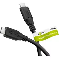 usb power delivery - Goobay 74199 USB-C kabelis, USB 3.2, 100 W, 10 Gbit/s, Power Delivery, 0.5 m, Juodas (Black) - 2 nuotrauka