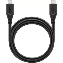 usb power delivery - Goobay 74199 USB-C kabelis, USB 3.2, 100 W, 10 Gbit/s, Power Delivery, 0.5 m, Juodas (Black) - 3 nuotrauka