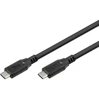 usb power delivery - Goobay 74199 USB-C kabelis, USB 3.2, 100 W, 10 Gbit/s, Power Delivery, 0.5 m, Juodas (Black) - 5 nuotrauka