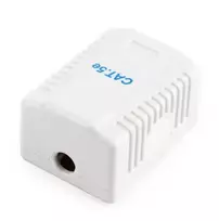 poe adapteris - Gembird Cat5E FTP Single Port Surface Mount Box - 2 nuotrauka