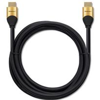 hdmi laidas - Qoltec 50355 HDMI v2.1 kabelis Itin didelės spartos 8K ,  60Hz ,  28AWG ,  Auksas ,  2m - 2 nuotrauka