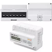 meter - Qoltec Trifazis elektros skaitiklis 50978 400V 100A DIN bėgiui - 5 nuotrauka