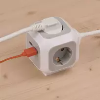 brennenstuhl buitinis ilgintuvas - Brennenstuhl ALEA-Power USB Charger Socket Block 4way 1.4m White - 2 nuotrauka