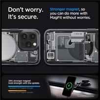 spigen iphone 15 pro ultra hybrid - Spigen "Ultra Hybrid MAG MagSafe iPhone 15 Pro" Black Zero One - 12 nuotrauka