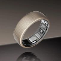 ismanus ziedas - Amazfit Helio Ring, Size 12, Titanium - 3 nuotrauka