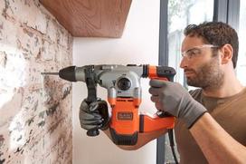 smuginis - Perforatorius Black & Decker BEHS03K-QS; 3,7 J; SDS-plus - 2 nuotrauka