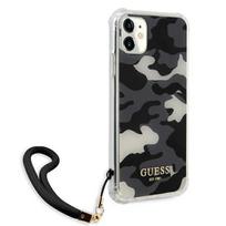 iphone xr deklai - Guess "GUHCN61KSARBK Camo Collection Case iPhone 11" Black - 5 nuotrauka