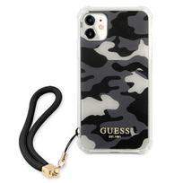 iphone xr deklai - Guess "GUHCN61KSARBK Camo Collection Case iPhone 11" Black - 6 nuotrauka