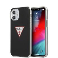 iphone 12 mini dekliukas - Guess Triangle Collection Back Case For Apple iPhone 12 Mini Black - 3 nuotrauka