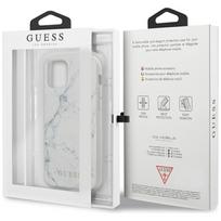 iphone 12 mini dekliukas - Dėklas Guess Marble for iPhone 12, balta - 2 nuotrauka