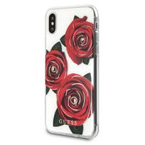 apple telefono dekliukai - Guess Flower Desire Hard Back Case For Apple iPhone X Transparent - 6 nuotrauka