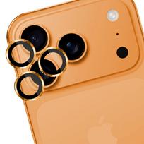 iphone 17 ekrano apsauga - 3mk Lens Protection Pro Tempered Glass for iPhone 17 Pro / 17 Pro Max - Orange - 4 nuotrauka