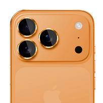 iphone 17 ekrano apsauga - 3mk Lens Protection Pro Tempered Glass for iPhone 17 Pro / 17 Pro Max - Orange - 6 nuotrauka
