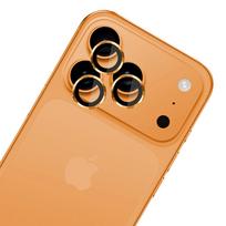 iphone 17 ekrano apsauga - 3mk Lens Protection Pro Tempered Glass for iPhone 17 Pro / 17 Pro Max - Orange - 8 nuotrauka