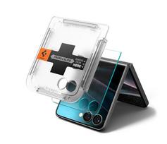 *8 2 - Spigen Glas.tR EZ Fit Samsung Galaxy Z Flip 7 Clear 2-pack - 13 nuotrauka