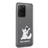 samsung s20 skaidrus deklas - Karl Lagerfeld "KLHCS69CFNRC Choupette Fun Case Galaxy S20 Ultra" Transparent - 4 nuotrauka
