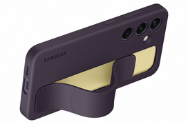 telefonas galaxy s24 - Samsung "Standing Grip Case For Galaxy S24" Dark Violet (EF-GS921CEEGWW) - 3 nuotrauka