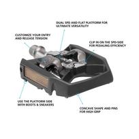 shimano spd sm sh56 - Shimano XT PD-T8000 pedalai, juodi (Black) - 2 nuotrauka