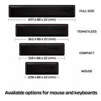 60 klaviatura - HyperX Compact 60% 65%, klaviatūros riešo atrama - 6 nuotrauka