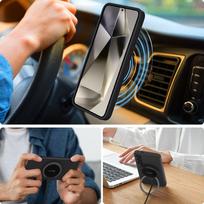 samsung s25 tech protect deklas - Tech-Protect "Liquid Silicone Magsafe Case Galaxy S25 Edge" Black - 3 nuotrauka