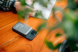 10000 power bank - Verbatim Charge 'n' Go Magnetic Wireless Power Bank 10000mAh, pilka - 4 nuotrauka
