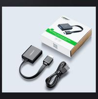 mini hdmi adapteris - Ugreen MM103 25cm Black - 2 nuotrauka
