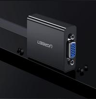 mini hdmi adapteris - Ugreen MM103 25cm Black - 4 nuotrauka