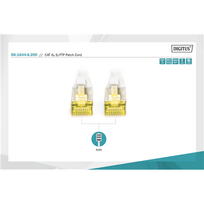 cat6 20m - Tinklo kabelis Digitus DK-1644-A-200, pilka, 20 m - 5 nuotrauka